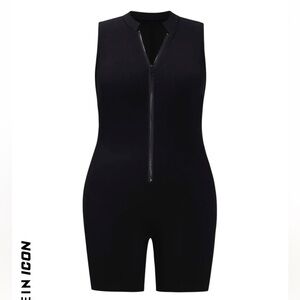 Half Zip Unitard romper